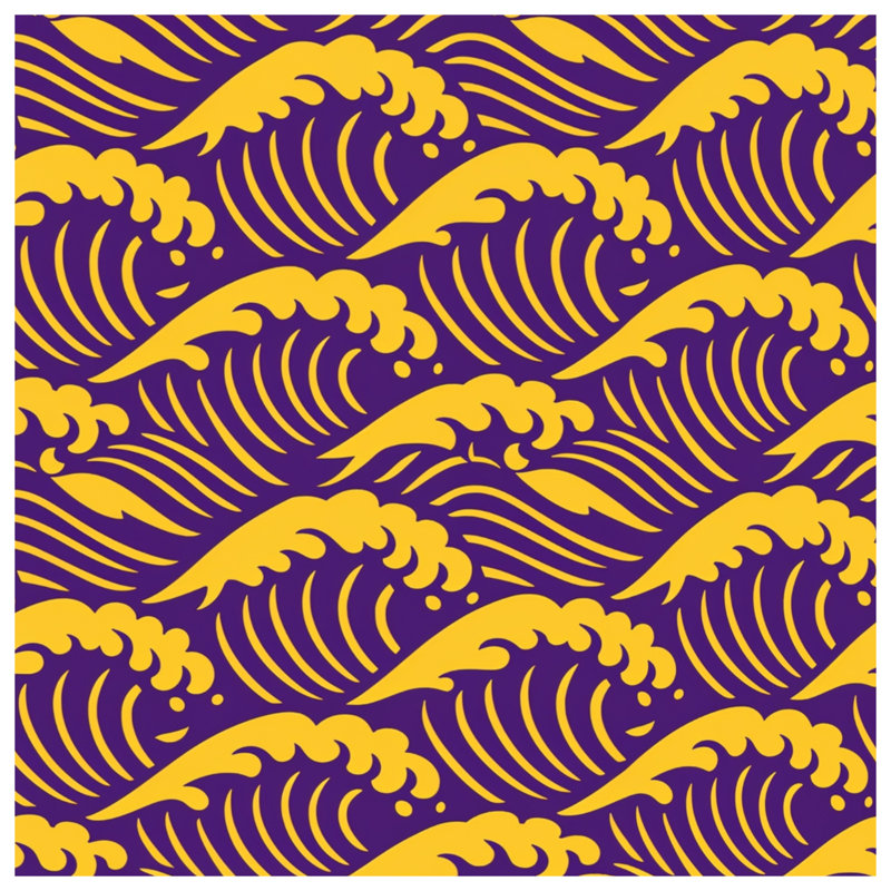 Couvre-lit matelassé Waves, Queen
