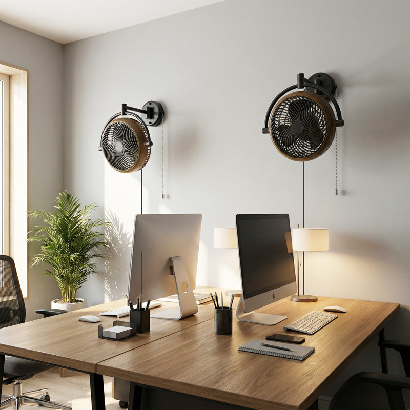 Ventilateur mural oscillant 12,9 "