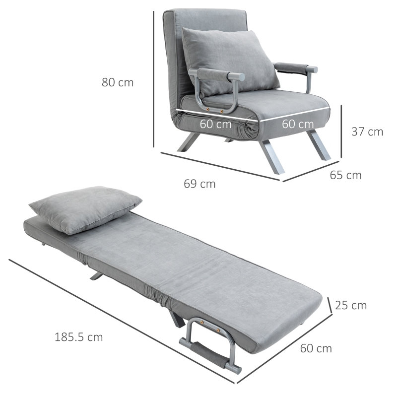 Upholstered Side Chair, Grey