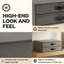 Panneau de fibres à 2 tiroirs Bigso Birger-14514842