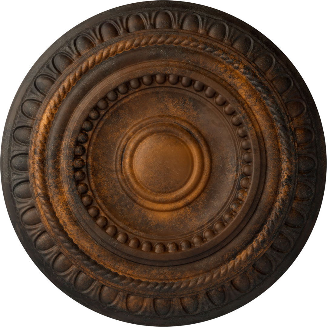 Endurathane Artis Ceiling Medallion, 15 3/4"OD x 1 3/8"P (Fits Canopies up to 6 7/8") Ekena Millwork 