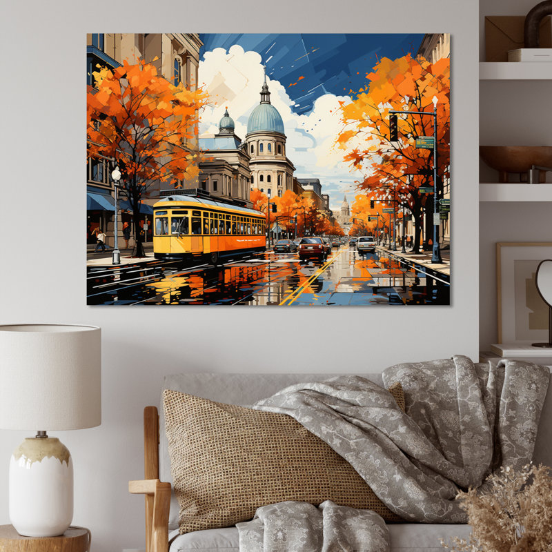 Harmony of Timeless Elegance - Cityscapes Canvas Prints, H 34 po x l 44 po x P 1,5 po, Toile tendue