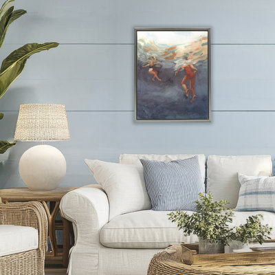 Cadre flottant Summers Dance Swimmers, design par Victoria Barnes