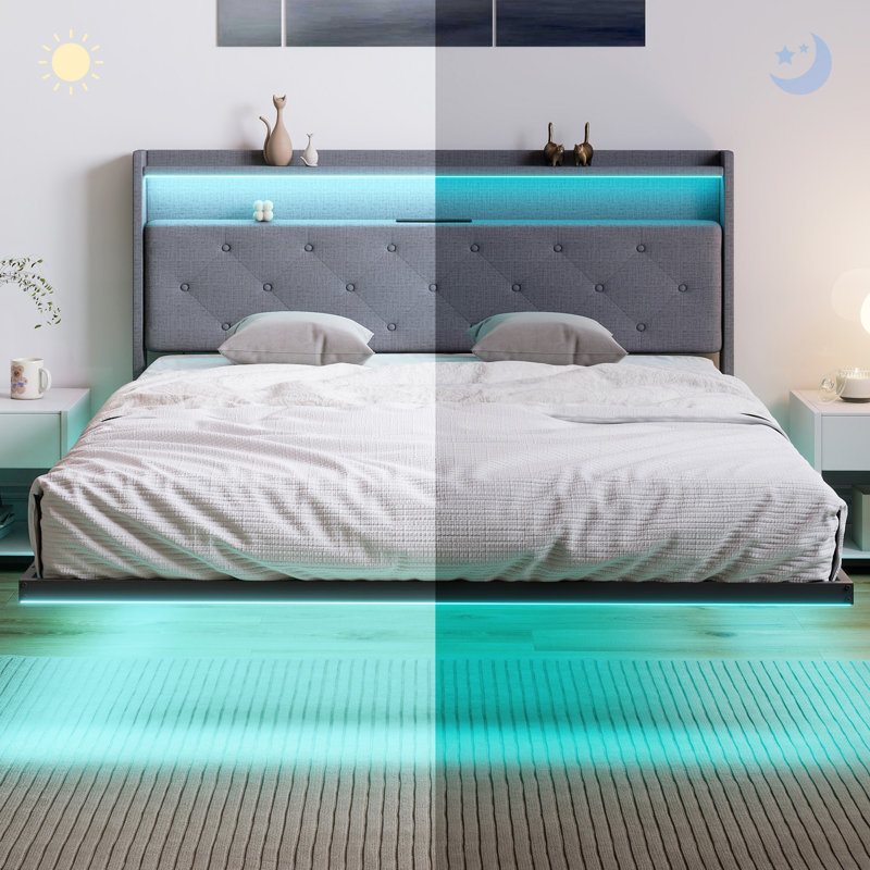 Upholstered Kingsize (5') Bed Frame