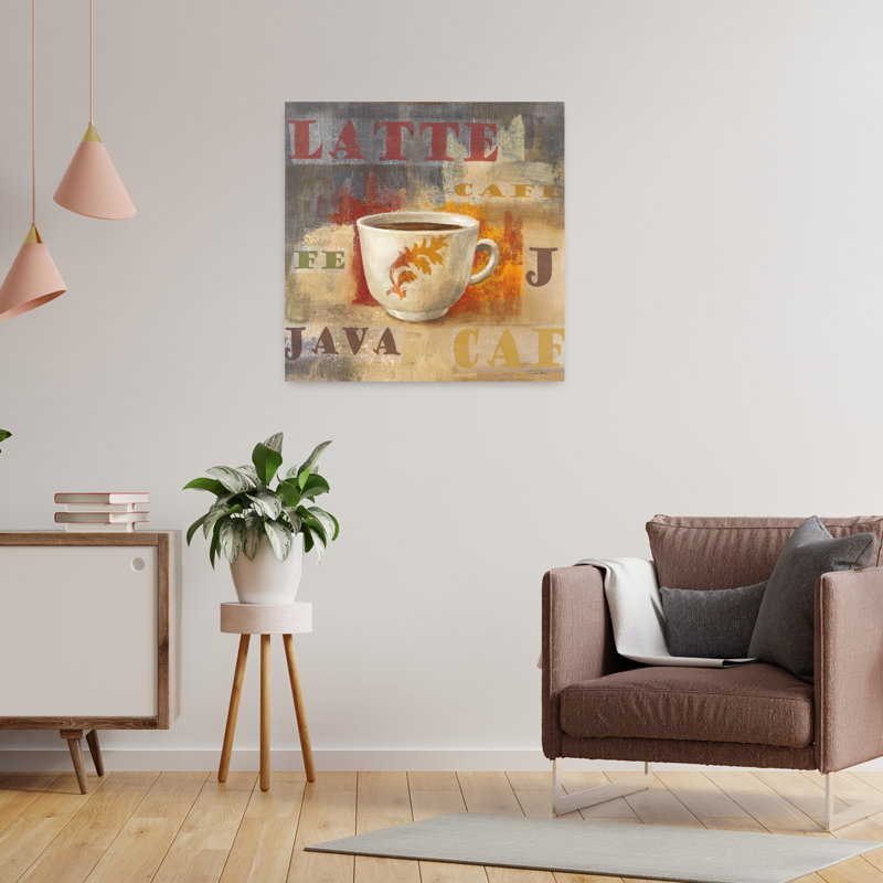 Contemporary Urban Cafe Iv avec art café cappuccino, H 24 po x l 24 po
