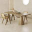 Table de salle à manger japonaise en bois massif-267796091