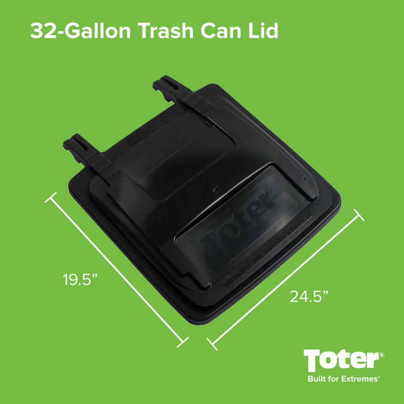 32 Gal. Lid Kit - Black