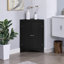Armoire de buffet, armoire de coin, armoire de coin de plancher de salle de bain avec portes et tablettes, cuisine, salon, armoire de rangement autoportante pour salle de bain