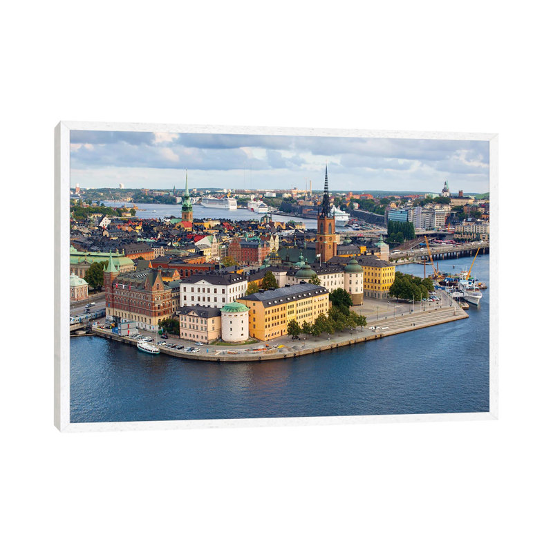 Stockholm Sweden by Paul Rommer - Gallery-Wrapped Canvas Giclée on Canvas, 66.04 cm H x 45.72 cm W, White Floater Frame