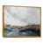 Toile avec cadre flottant or