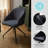 Martha Stewart Sora Upholstered Stationary Swivel Home Office Chair-89798300-89812777