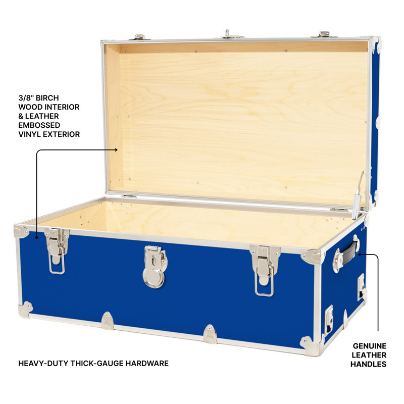 Grand coffre de rangement Rhino, Bleu royal