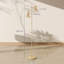 165cm Polished Task Floor Lamp