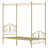 Turkay Metal Canopy Bed Frame-1203360076-1203314993
