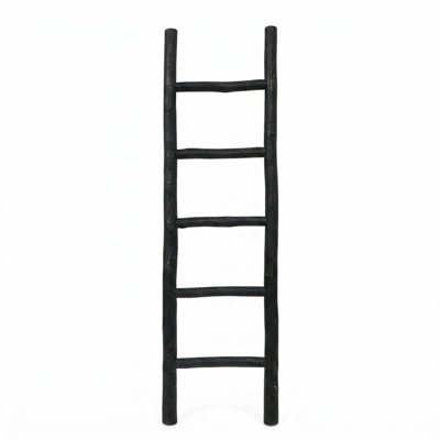 Decorative Farmhouse Wood Blanket Ladder
