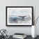 Whale Tail from the Ocean in Abstract - Picture Frame Graphic Art Print
