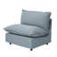 Chaise sans accoudoirs en lin Gracey-1529123140