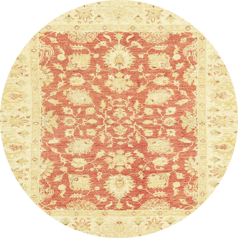 Tapis abstrait moderne 2956, Rond 8 pi