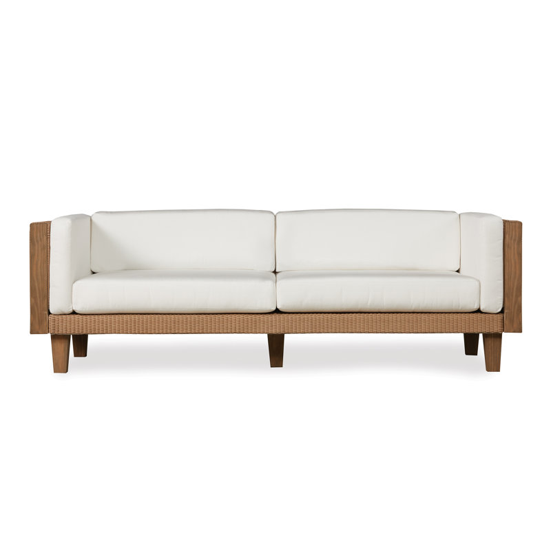 Catalina Outdoor 3 - Seat Patio Sofa, Fawn, Sandberg Flax