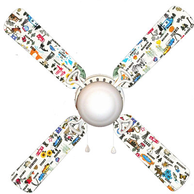 42'' Ceiling Fan with Light Kit