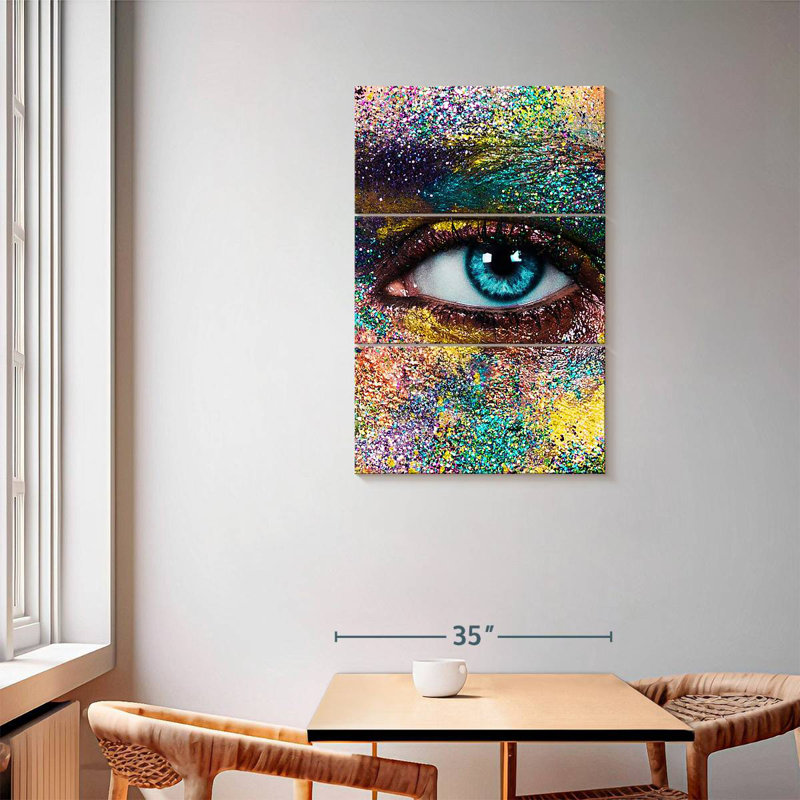 Shuttleworth Creative Glitter Makeup, 57" H x 36" W