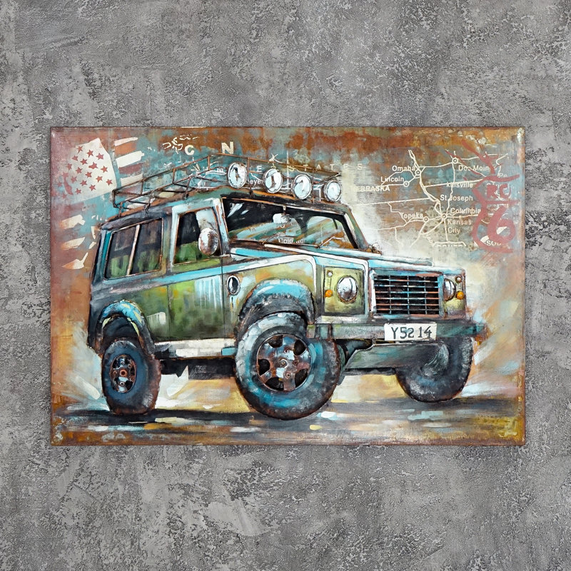 No Frame Painting on Metal