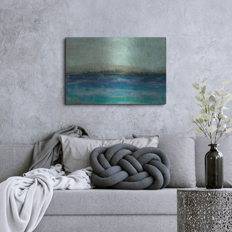  «Inlet View 2» par Alicia Ludwig, art mural en métal, H 24 po x l 36 po