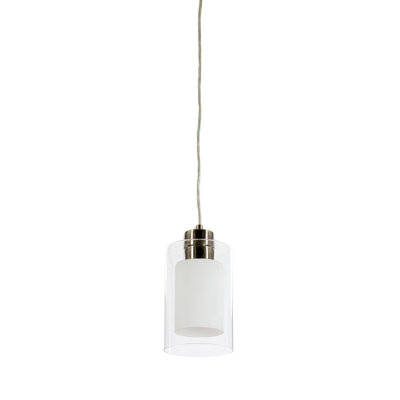 Luminaire suspendu cylindrique à 1 lumière Mushir