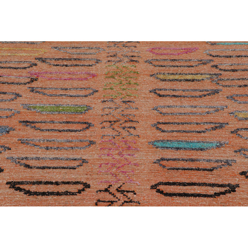 Hand Knotted Wool Area Rug