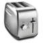 KITCHENAID® 2 SLICE METAL TOASTER, MANUAL LIFT