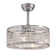 Katyanna 17.7" 8 - Blade Caged Crystal Ceiling Fan with Remote Control and Light Kit Included