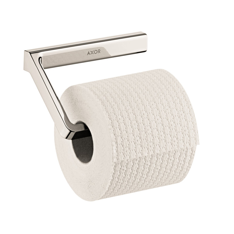 Wall Mount Toilet Paper Holder, Polished Nickel