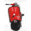 Toile de scooter rouge italienne | Décoration rétro de transport