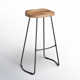 Geonna Solid Wood Bar & Counter Stool