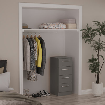 37 cm W Chest of 4 Drawers