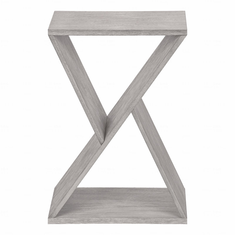 Table d'appoint, table d'appoint, table de bout, table de chevet, étroite, petite, salon, lampe, contemporaine, Gris