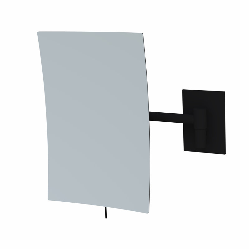 Pretrice Rectangle Mirror, Matte Black