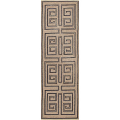 Carah Khaki Machine Washable Area Rug
