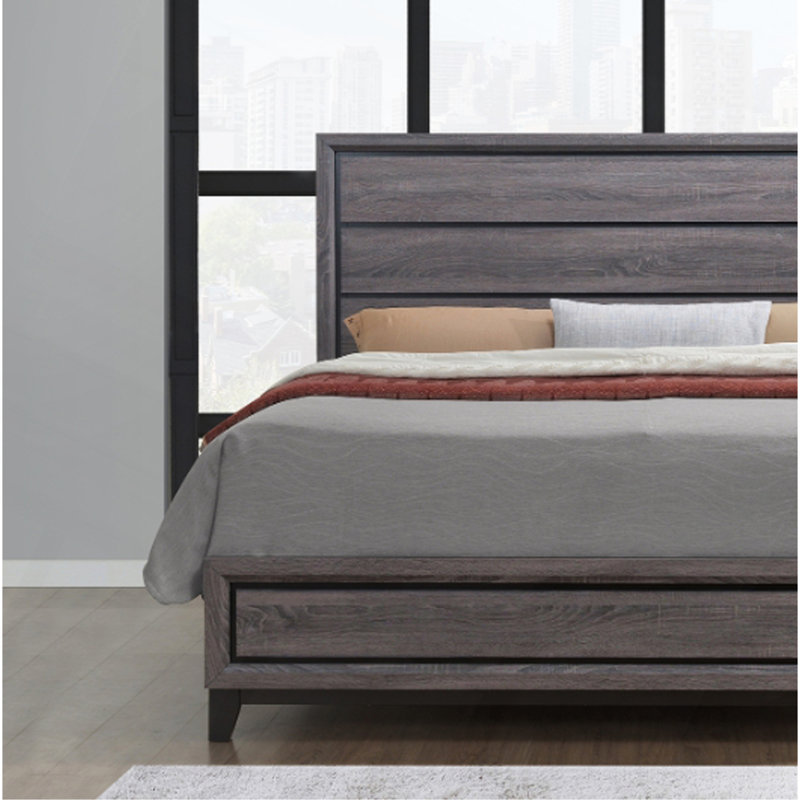 GRAND LIT MIRAGE GRIS