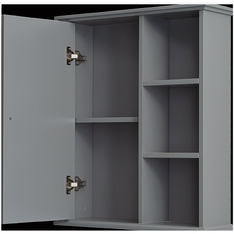 Armoire murale 23,6 po, Gris