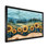 Donnia tournesols champ paysage sur un sommet de rivière en bois III - tournesols, art mural