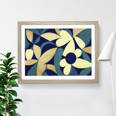 Bluebell Flower Abstract - Single Picture Frame Painting