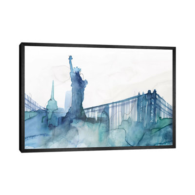 Ocean Blue New York by Isabelle Z - Print on Canvas