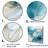 Blue And White Glacier Charm - Abstract Shapes Wall Art-2062465761-2062465762