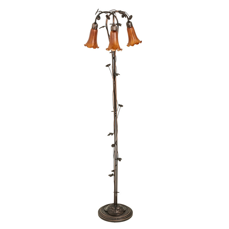 Sinagra Tree Floor Lamp, Amber