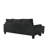 Velvet L-Shaped Sectional Reversible-39745693