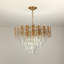 Lustre tambour en cristal 8 lumières