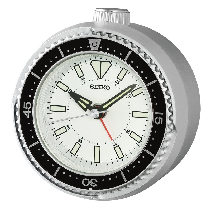 Réveil-matin QHE207SLH, argent, Argent argent