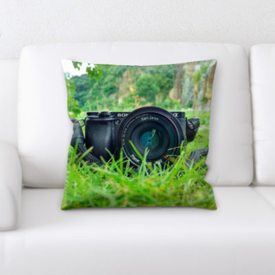 Medeiros Camera Throw Pillow