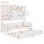 Lit de jour simple en bois avec couchette et armoire tout-en-un-497905794